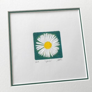 Daisy detail of mounted print